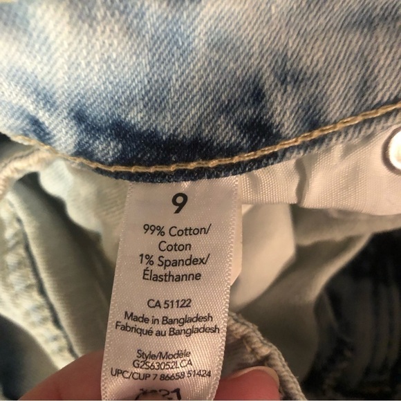 Women’s Distressed g21 Jean Shorts Size 9 - Picture 6 of 6